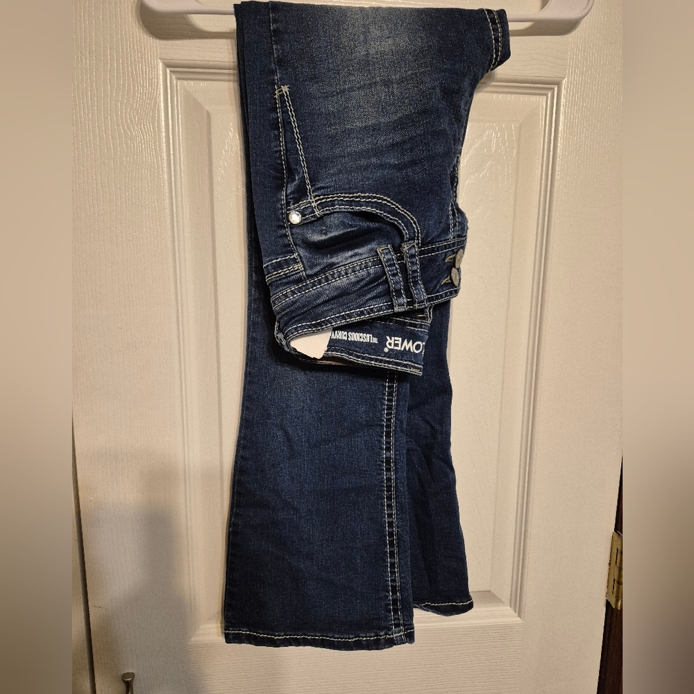 Wallflower Lucious CURVY fit Dark Blue Jeans